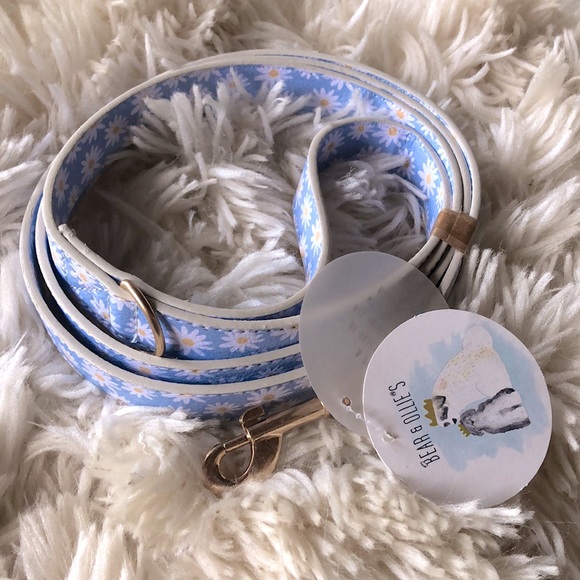 Daisy print dog leash Bear & Ollie’s NEW - Picture 1 of 1